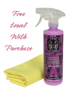 Final Touch With Ceramic, For High Gloss Coating, Quick Detailer Spray  16oz