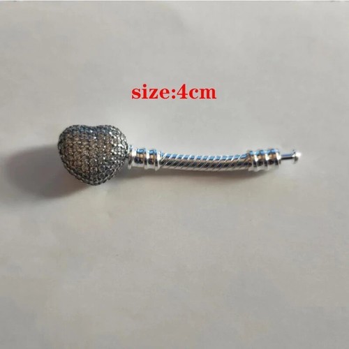 925 Silber Funkelndes Herz Bettelarmband Verlängerung