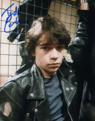 TODD CARTY - Tucker Jenkins in Grange Hill / Tuckers Luck - hand signed 10 x 8 p