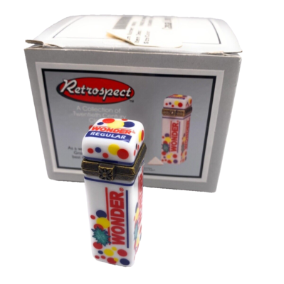 小物入れ Midwest of Cannon Falls/PHB Collection Wonder Bread PHB Miniature Porcelain Hinged Box Midwest of Cannon