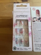 Kiss Impress Press-on Short Nails Sunkissed Peach 88897 Small