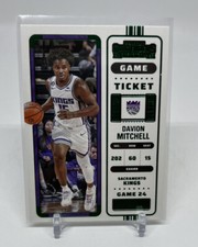 2022-23 Panini Contenders Davion Mitchell Game Ticket Green #59
