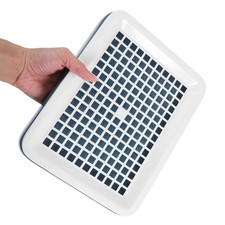  Indoor Bunny Potty Tray Rats Litter Box Hamster Pan Pet Training Toilet