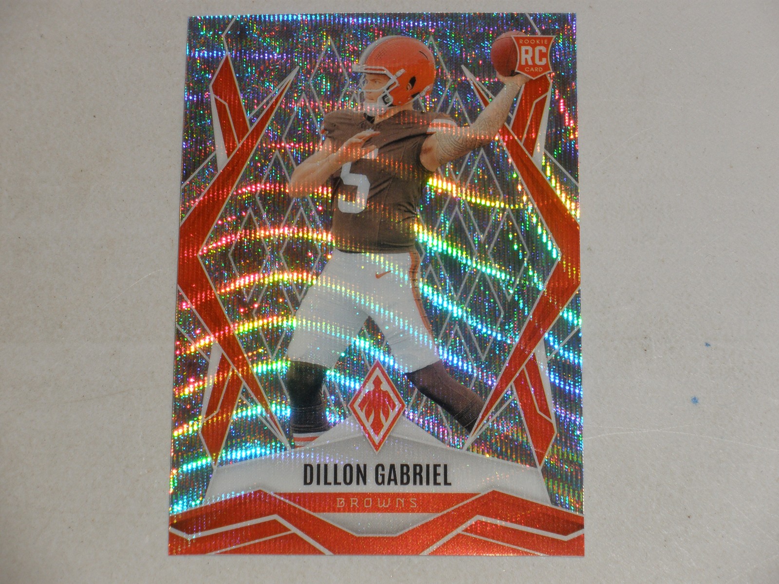 2025 Panini Phoenix Silver Wave Prizm #175 Dillon Gabriel 182/199 Rookie RC