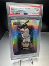 2005 Topps Bowman Sterling #BS-MR Manny Ramirez (Relic) RED SOX /199 PSA 9 Pop1