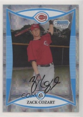 2008 Bowman Chrome Prospects X-Fractor /250 Zack Cozart #BCP209 0f6