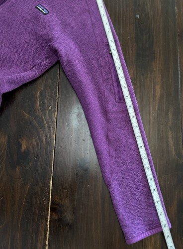 Patagonia Women’s XS Better Sweater Purple Fleece Full Zip Jacket *Stain - Picture 11 of 11