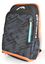 Head Radical Rebel Tennis Racket Backpack Bag Adults Black Orange Sports