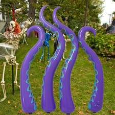 4 St&uuml;ck Halloween Aufblasbare Oktopus Tentakeln f&uuml;r Fenster Hof Haust&uuml;r
