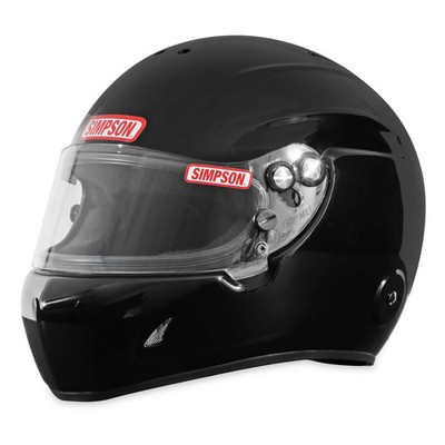 Simpson Racing 7870042 SA2020 Devil Ray 3.0 Racing Helmet - Black - X-Large