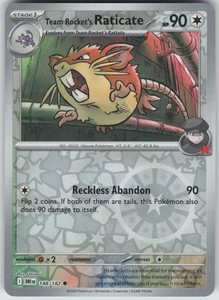 Team Rocket's Raticate 148/182 Destined Rivals