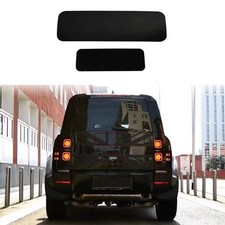 2pcs Glossy Black Rear Tire Tyre Wheel Cover Plate Fits For Defender 2020-2026
