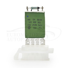 1K0959263A Genuine Heater Blower Motor Fan Resistor Control Fits VW Audi Skoda