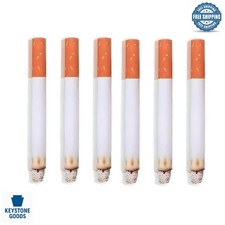 6 pcs Fake Puff Cigarettes Costume Prop - Realistic, Durable, Smoke-Free