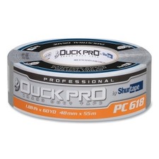 PC 618S Duck Pro by Shurtape Grade Co-Extruded Cloth Duct Tape, 48 mm W x 55 m