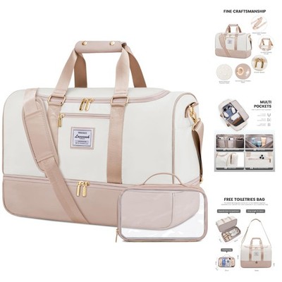 LOVEVOOK Reisetasche Groß, 50L Weekender Travel Bag Kliniktasche Geburt mit K...