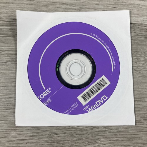 Corel WinDVD Video Software Disc CD-ROM