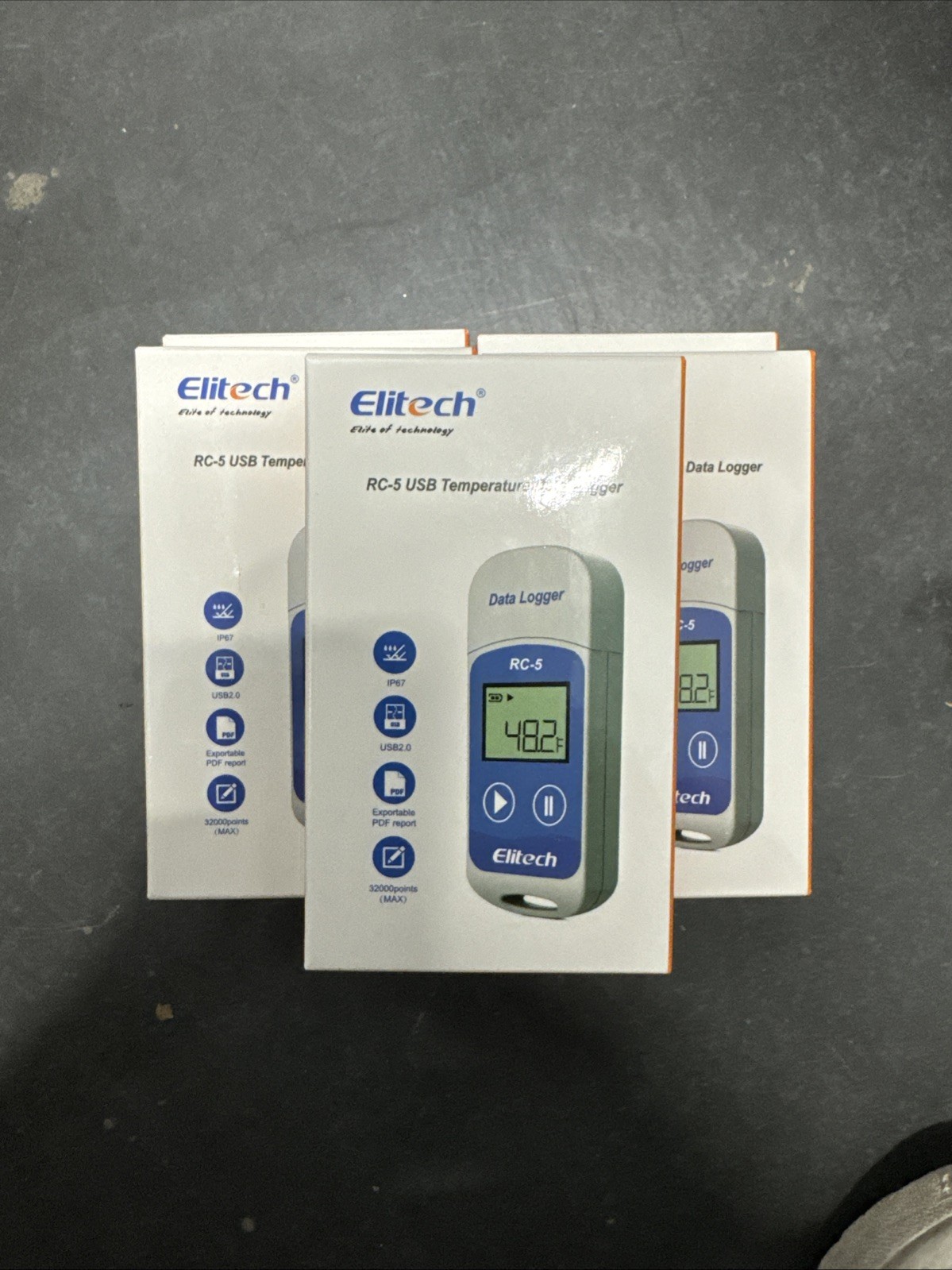5x QTY Elitech RC-5 USB Reusable Temperature Data logger Temp Recorder