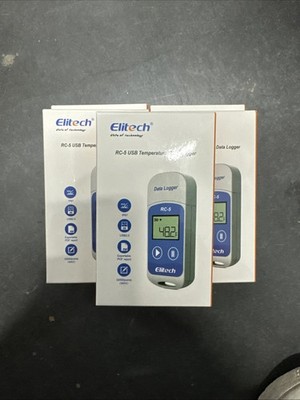 5x QTY Elitech RC-5 USB Reusable Temperature Data logger Temp Recorder