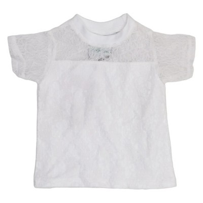 Isar-Trachten, Top, Größe: 74, Weiß, Baumwolle, Blumen, Spitze, Mädchen #uUY