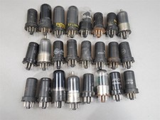 USED - Mixed Lot of 24 Vintage Vacuum Tubes Ham Radio, TV, Audio, Amplifier