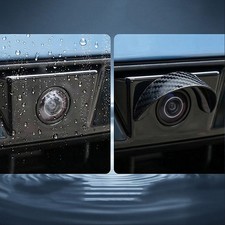 1/2/4PCS Black PVC Backup Camera Rain Shield Waterproof Protection Visor Cover