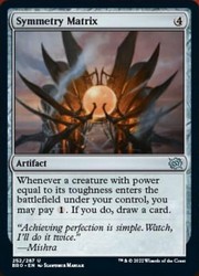 Symmetry Matrix #252 The Brothers' War MTG Uncommon
