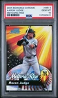 137090811 Aaron Judge 2025 Bowman Chrome #MR-4 Meteoric Rise PSA 10