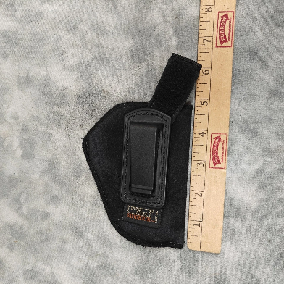 Funda Sidekick Uncle Mike Talla 36 Clip-On Negra IWB Polímero Clip de Cinturón Foto 4 de 4