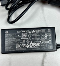 Genuine HP 45W USB-C Type-C Adapter Laptop Charger for HP Chromebook Lenovo Dell