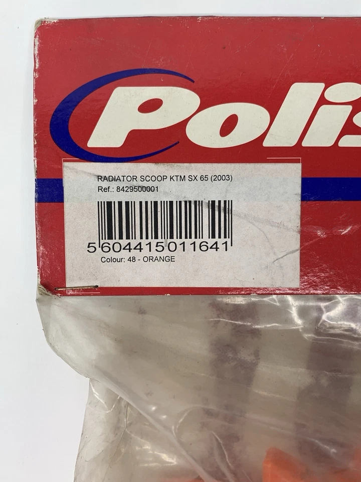 Cubierta Radiador Polisport Naranja KTM SX 65 8429500001 NUEVO PRECINTADO Foto 2 de 4