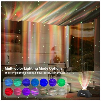 Northern Lights Star Projector with White Noise