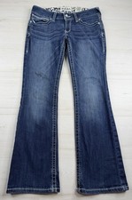 Ariat Real Denim Boot Cut Jeans Low Rise Stretch Denim Western Womens 30s 30x29