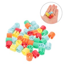 150 Pcs Mark Buckle Blank Tags with Holes Clothes Marker