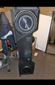 Chevy Dual Car Speaker Subwoofer Enclosure 