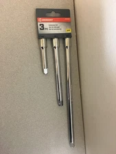 Crescent 2435188 3/8 in. drive SAE Socket Extension Set 3 pc