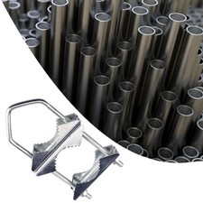 Antenna Mast Clamp V Jaw Bracket U Bolts Easy to Install for Outdoor Antenna