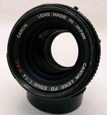  Near MINT Canon FD 50mm f1.4 s.s.c. ssc MF Standard Lens From JAPAN 1347126