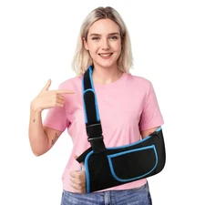 Arm Sling Shoulder Immobilizer for Men and Women, Adjustable Rotator Cuff Suppor