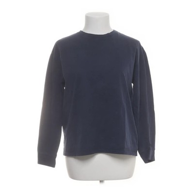 Mango, Langarmshirt, Größe: L, Blau, Baumwolle, Einfarbig, Damen #vkt