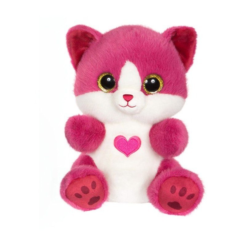 Peluche chat rose Berry Gipsy Toys le compagnon câlin idéal