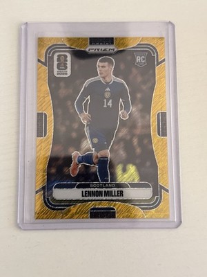 Lennon Miller Panini Prizm World Cup FIFA 2026 FOTL Gold Shimmer /5 Rookie