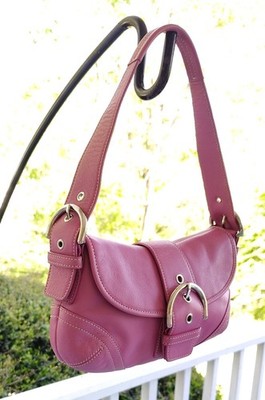 Coach Vintage SMALL 9247 Pink Soho Y2K Leather Shoulder Bag | eBay