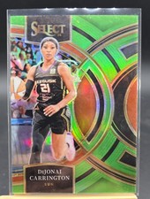 2024 Panini Select WNBA - Premier Level DiJonai Carrington Neon Green Prizm P