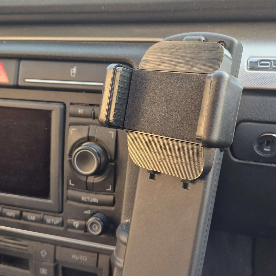 Handyhalter Audi A4 B6 B7 – Smartphone Halterung Konsole Adapter - Bild 4 von 4
