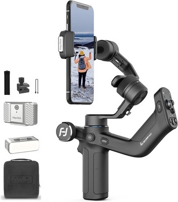FeiyuTech SCORP Mini P Combo kit Smartphone Gimbal Stabilizer w/ Fill Light