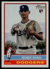 2025 Topps Heritage #45 River Ryan Los Angeles Dodgers
