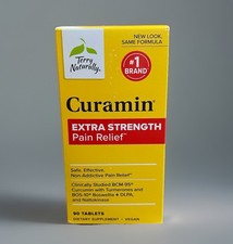 Terry Naturally Curamin Extra Strength Curcumin Turmeric Complex 90ct Exp 8/27