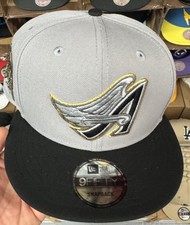 New Era Anaheim Angels 9Fifty Snapback Hut Silber Grau Schwarz Vintage Logo