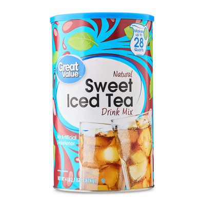 Great Value Sweet Iced Tea Drink Mix, 66.1 oz
